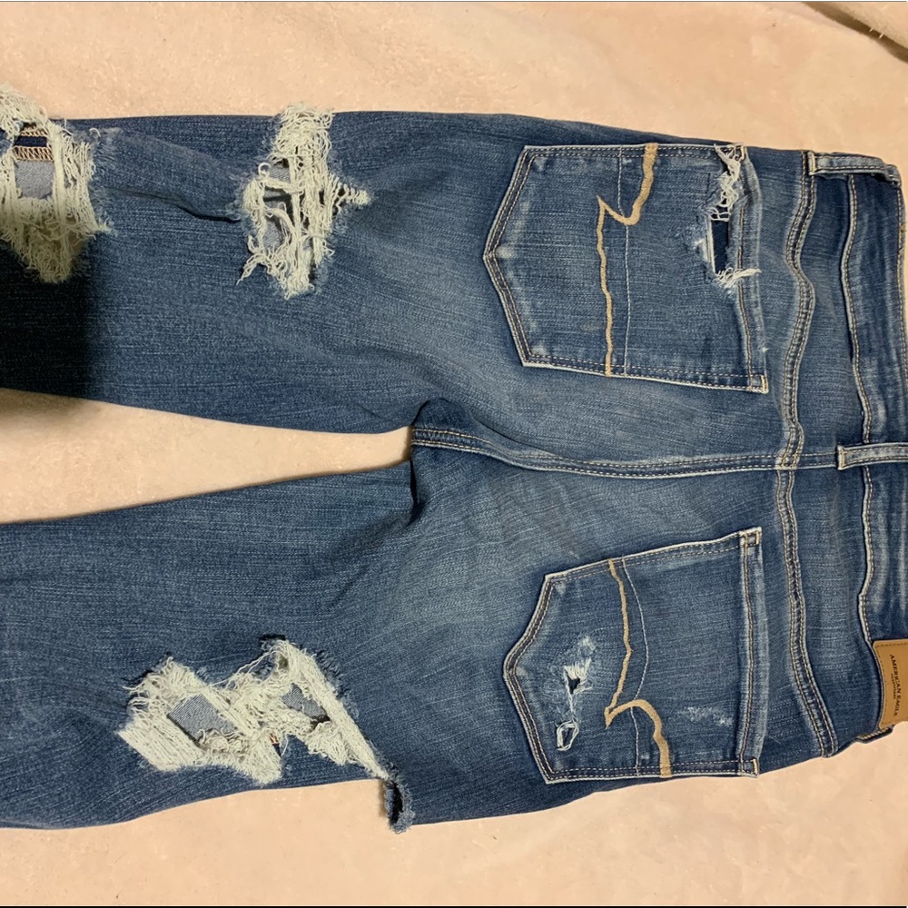 American eagle ripped jeans